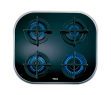 Placa Polivalente 4 quemadores de gas butano Fuegos TEKA CG.1 4G AI AL  |  BUT, PNC, 10205083, Negro