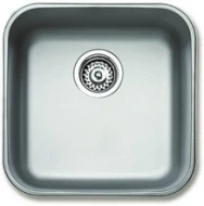 Fregadero Bajo encimera Acero inoxidable 18/10 1 Senos TEKA BE 40.40 PLUS  | SERIE SPACE, PNC, 10125152, 43,54cm, x 43,54cm, ( 20cm )