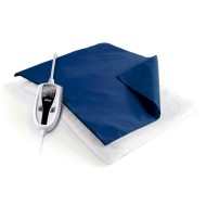 Almohadilla 38 x 27 cm 100W Textil UFESA N  | Abdomen, Atrás, Cuello, Calentamiento rápido, Autostop, Azul, Blanco