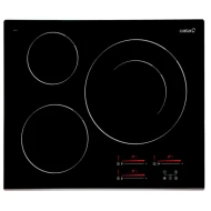 Placa de Inducción 63 3 Zonas Fuego 32 CATA 8063400  | Negro