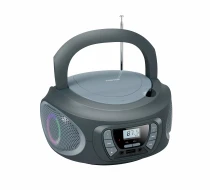 Radio CD Altavoz incorporado (2 x 2,5") FONESTAR SISTEM BOOM-ONE-G  | 4W, 2 x 2 W RMS, FM, Gris