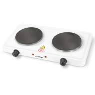 Hornillo de cocina 2 Quemadores Tipo compacto y portátil Grunkel EHP218  | blanco