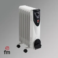 Radiador radiador de aceite 1500W 7 Elementos FM BR-15
