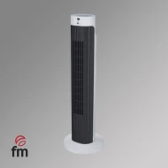 Ventilador De torre FM VTR-20 M  | Torre verticaL, 45 W, Blanco, Mando a distancia, Temporizador, Auto oscilante, Sin aspas