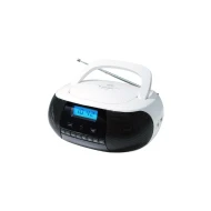 Radio CD Radio CD portátil SUNSTECH CRUSM400WT  | 2W, FM, PLL, Negro, Blanco
