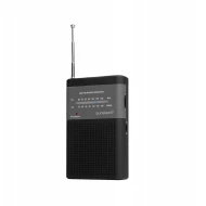 Radio Analógico con Altavoz Portátil Sunstech RPS42BK  | AM, FM, a DC 3V (2 x 1.5V AA / LR06; no incluidas), Negro