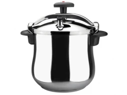 Olla Acero inoxidable 18/10 10L, 8 y 10 L Olla a Presión MAGEFESA STAR BOMBEADA  | Adecuado para Todo tipo de fuegos, incluida inducción, 01OPSTABO10, Inox