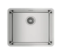 Fregadero bajo encimera Acero inoxidable 18/10 Rectangular 1 Senos TEKA 45.40 3½ C/REB SF  | BE LINEA RS15, PNC, 115000006, Inox, 45cm, x 40cm