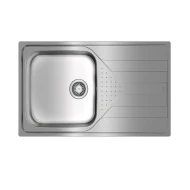 Fregadero Encastre Acero inoxidable Rectangular 1 Senos TEKA 50 T-XP 1C 1E PLUS D  | UNIVERSE, PNC, 115110024, Acero inoxidable, 50cm, x 50cm, ( 19,5cm )