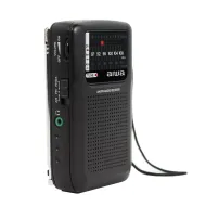 Radio Analógico Portátil AIWA RS33  | AM/FM, a Pilas, Negro