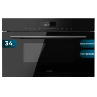 Horno Compacto Microondas Integrable 59,5cm CECOTEC Bolero Hexa MW703800 Gla  | 34L, ss White, 2839, Clase G, Glass Black
