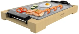Plancha Grill de Asados 375 x 245 mm 2000W CECOTEC Tasty&Grill 2000 Bamboo  | MixStone, 3091, Negro, Madera