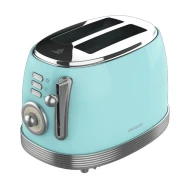 Tostadora 2 Ranuras CECOTEC Vintage 800 Light Blue  | 3208, Azul