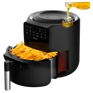 Freidora Freidora baja en grasa 5,5L CECOTEC Cecofry Rain  | 1550W, 3300, Negro