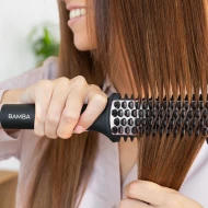Moldeador de pelo 180ºC 56W 1 Velocidades 4 Temperaturas CECOTEC Bamba InstantCare 1200 L  | ook Brush, 4286, Negro