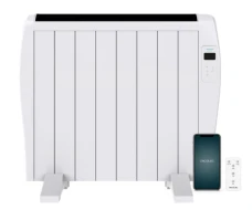 Calefactor Convector 1200W elemento calefactor Emisor térmico CECOTEC 05374  | Wifi, Blanco