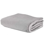 Manta eléctrica 1 120W ORBEGOZO MAH 1750  | microfibras alta calidad, Bicolor gris y beige (un color por cada cara), Blanco