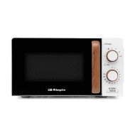 Microondas Encimera 20L 700W ORBEGOZO MI 2122 20L diseño nordico REF 18074 Blanco