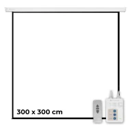 Pantalla de Proyección Eléctrica 1:1 / 4:3 / 16:9, 4:3, 16:9 Pared o techo PHOENIX TECHNOLOGIES PHPANTALLA-300  | 169" Pulgadas