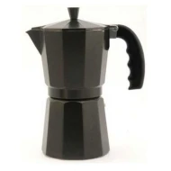 Cafetera Cafetera de aluminio Cafetera italiana ORBEGOZO KFN 310 A 3 TAZAS  | REF 15111, Negra