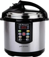 OLLA ACERO INOXIDABLE 6L OLLA PRESIÓN ELÉCTRICA ORBEGOZO HPE 6075  | ADECUADO PARA COCCIÓN RÁPIDA DE ALIMENTOS, A PRESIÓN ELÉCTRICA PROGRAMABLE, REF 15955, INOX/NEGRO
