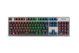 Teclado Gaming mecánico Retroiluminado RGB configurable KROM NXKROMKRNL  | USB