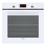 Horno Multifunción 59,5cm SVAN SVH375B 78L Limpieza Limpieza al vapor Guía Extraíble LED táctil Clase A Blanco