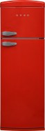 Frigorífico de 2 puertas SVAN SVRR1751 Alto 179,4cm x 60,5cm Clase F Rojo  | 311L, Retro
