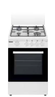 Cocina Gas 50cm 4 Quemadores Butano Corbero CCSF45020BW Blanco