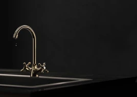 Grifo de cocina extraíble Nova IR15ACEREXNE  | negro mate