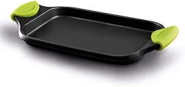 Plancha Grill Menaje Aluminio Asador bandeja Castey asador bandeja 45  | Negro