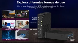 Pc Sobremesa Workstation Windows 11 Pro N150 3,6 GHz Leotec PC13230296  | Intel® UHD Graphics, 12GB, 512 GB, Negro