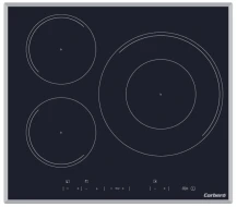 Placa de Inducción 59cm Corbero CCIM3FBS324  | 3 Zonas, Fuego 32cm, 7400W, Negro