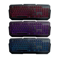 Teclado y Raton (Pack) Gaming Membrana Ratón Óptica COOLBOX DG-KTRAA-15  | USB, Negro