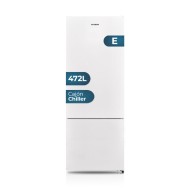 Frigo Combi No Frost HYUNDAI HC186700ENF Alto 186cm x 70cm Clase E 472L Pantalla Sí Air Flow Blanco