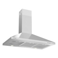Campana Decorativa de Pared Piramidal ASPES ACPP901AIX 90cm Clase A Inox  | 623,2 m3/h, 69dB, Niveles Extracción 3