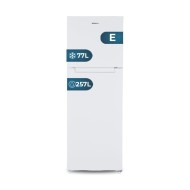 Frigorífico de 2 puertas HYUNDAI HFG17060NEW00 Alto 172cm x 60cm Clase E Blanco  | 334L
