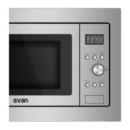 Microondas Integrable 700W 1000W 20L SVAN SMWI2701DGX Inox
