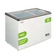 Congelador arcón 86,5cm 54,5cm 141L ASPES ACHH1501DDCG Clase E  | Blanco