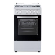 Cocina Convencional 60cm 4 Quemadores Gas Natural SVAN SKM4501X Inox