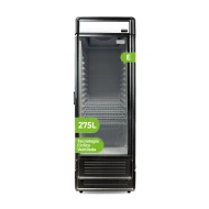 Frigorífico de una puerta No Frost ASPES ARH1755500ENF 275L Clase E Alto 175,2cm x 54,8cm Negro