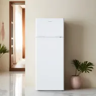 Frigorífico de 2 puertas HYUNDAI HFG14355E01 Alto 143cm x 55cm Clase E Blanco  | 206L, CICLICO