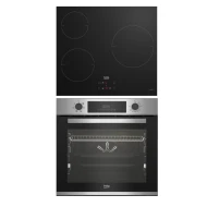 Conjunto cocción Multifunción 72 3 Zonas BEKO BBSE12340XD  | Inox
