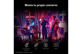 Altavoz HiFi 300W Altavoz Bluetooth Bluetooth LG RNC5 No Rango 45 - 150 Hz Bluetooth, USB ALTA POTENCIA 300W XBOOM Negro