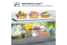 Frigo Combi No Frost LG GBV3100EPY Alto 186cm x 60cm Clase E 374L Pantalla Sin LCD Inox
