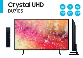 TV LED 4K UHD SAMSUNG TU55DU7105KXXC 55"  | Smart TV, Tizen, HDR